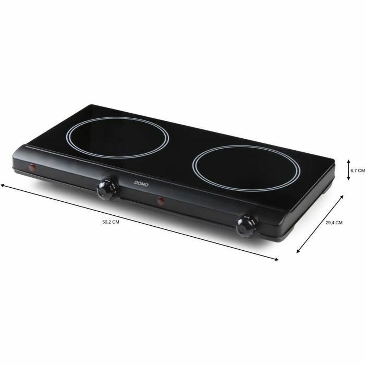 Placa vitrocerâmica DOMO DO339KP 2500 W